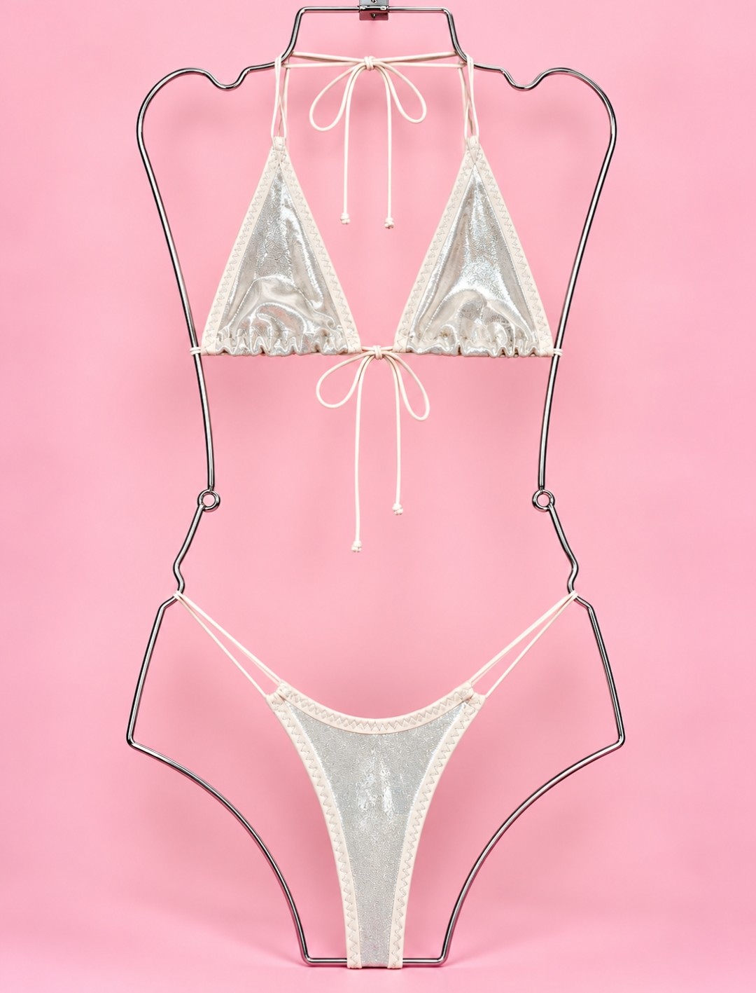Silver Shimmer Bikini