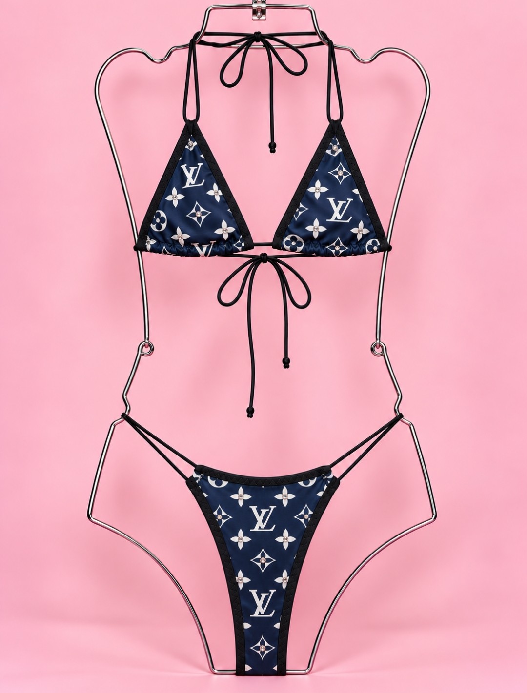 Black Velvet LV Bikinni