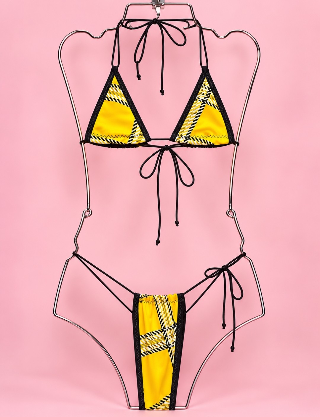 Cher Plaid Bikini