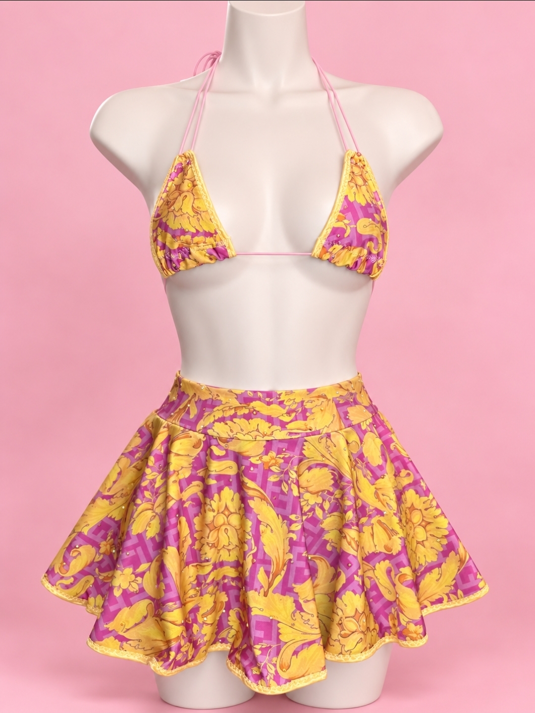 Pink and Yellow FF